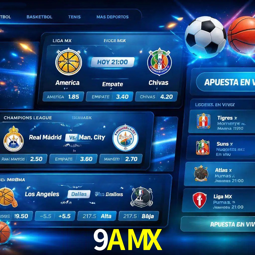 Mercados de apuestas deportivas 9AMX para jugadores en México